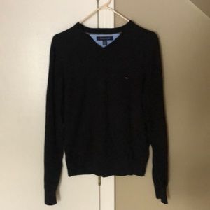 Tommy Hilfiger Black V neck medium sweater